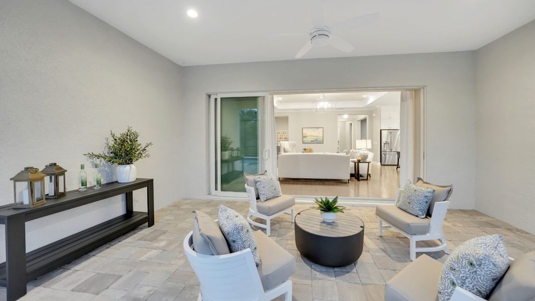 Furnished interior view inside a new home in Avelina, Venice (Image 12).