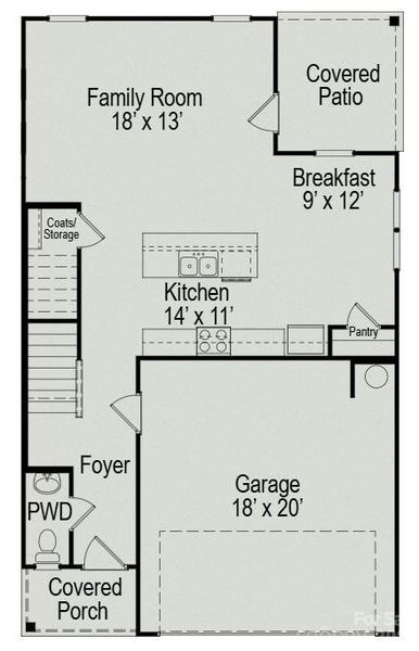 2D floor plan layout of this home in Catawba Trace, Catawba, NC (Image 1). 2D floor plan layout of this home in Catawba Trace, Catawba, NC (Image 1).