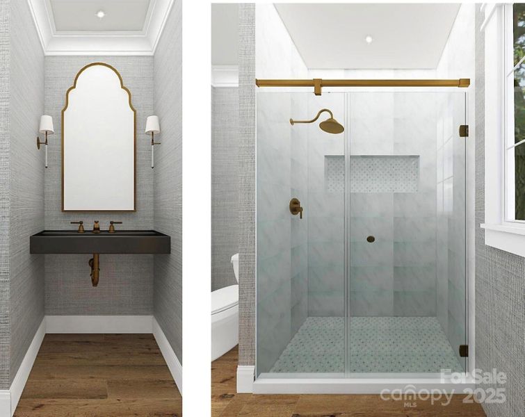 Bath - Artist Rendering of Proposed Home