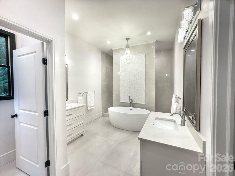 Furnished interior view inside a new home in , Hickory (Image 12).