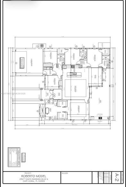 2D floor plan layout of this home in , Cape Coral, FL (Image 4).