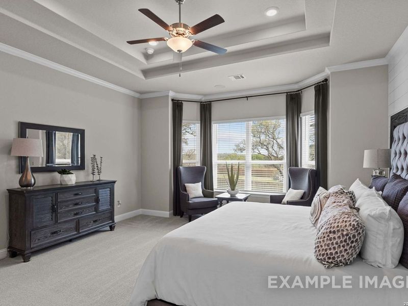 Furnished interior view inside a new home in The Reserve at Potranco Oaks, Castroville (Image 34).