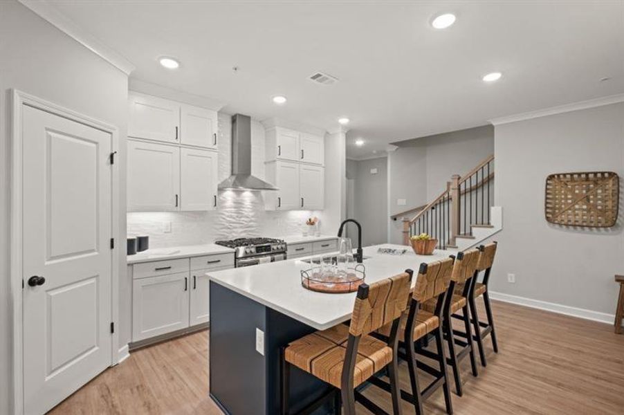 Furnished interior view inside a new home in Devin's Shire - A Kennesaw Tradition, Kennesaw (Image 21).