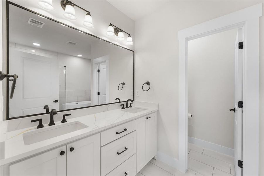 Furnished interior view inside a new home in , Milford (Image 6).