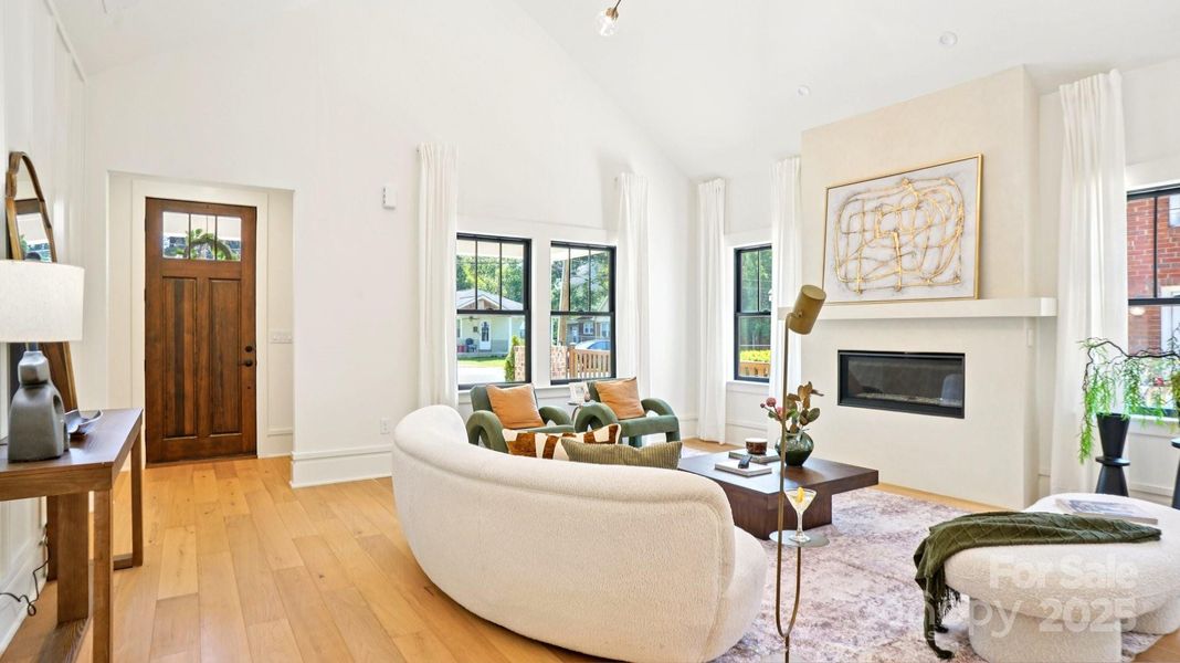 Furnished interior view inside a new home in , Charlotte (Image 30).