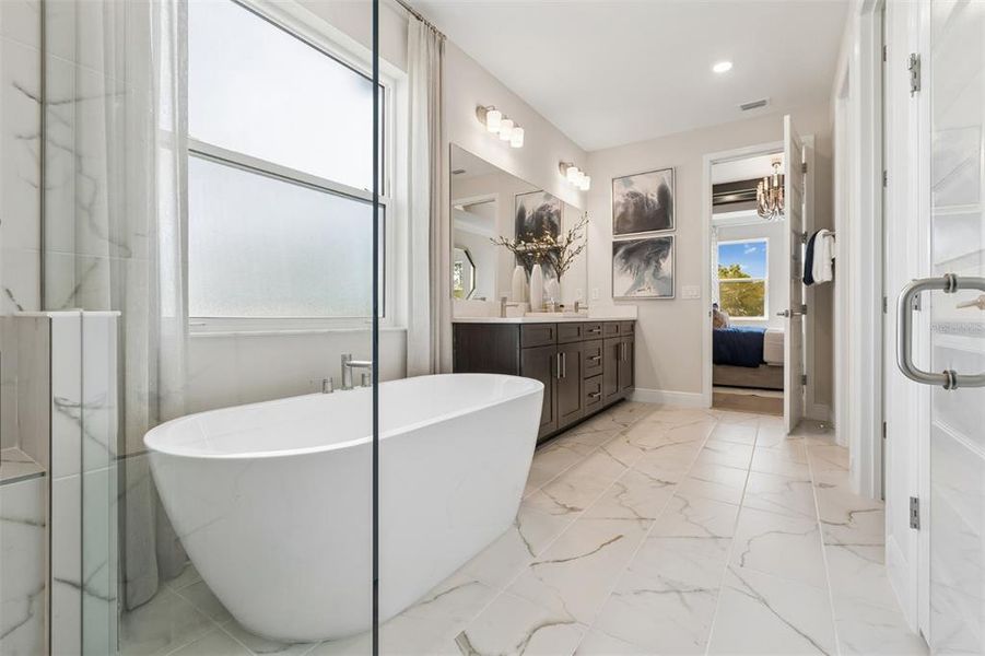 Furnished interior view inside a new home in Grand Park, Sarasota (Image 14).