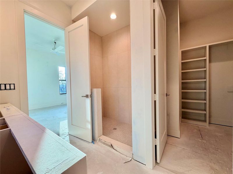 2203 Cheshire - One of Three Secondary En Suite Bathrooms - Construction Status as of 2/13/2026 2203 Cheshire - One of Three Secondary En Suite Bathrooms - Construction Status as of 2/13/2026