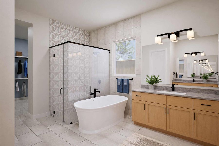 The Mistwood - Optional Freestanding Tub with Shower The Mistwood - Optional Freestanding Tub with Shower