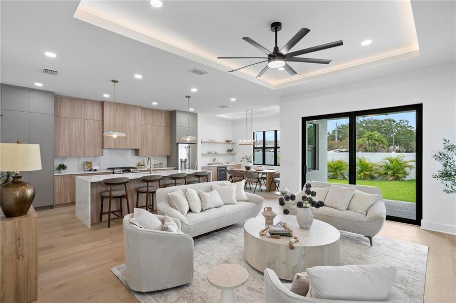 Furnished interior view inside a new home in , Tampa (Image 10).