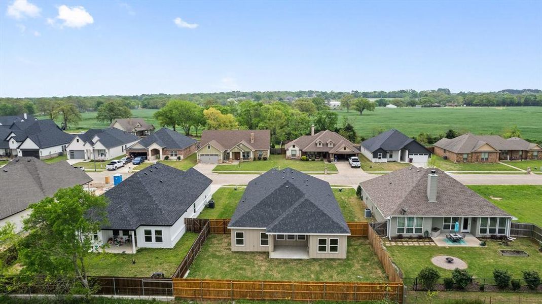 Drone / aerial view featuring a residential view