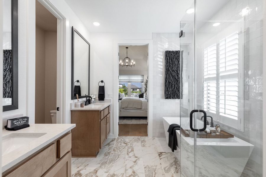 Representative Primary Bathroom - some options shown Representative Primary Bathroom - some options shown