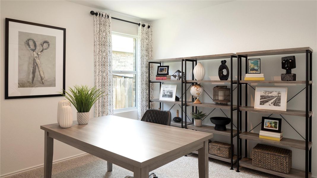 Furnished interior view inside a new home in Woodfield Preserve, Georgetown (Image 9).