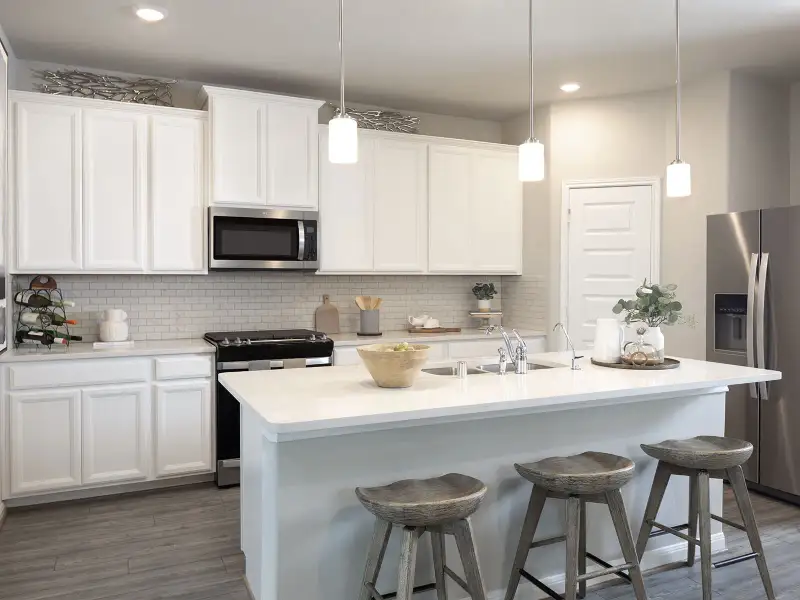 Furnished interior view inside a new home in Granger Pointe - Premier Series, Conroe (Image 8).