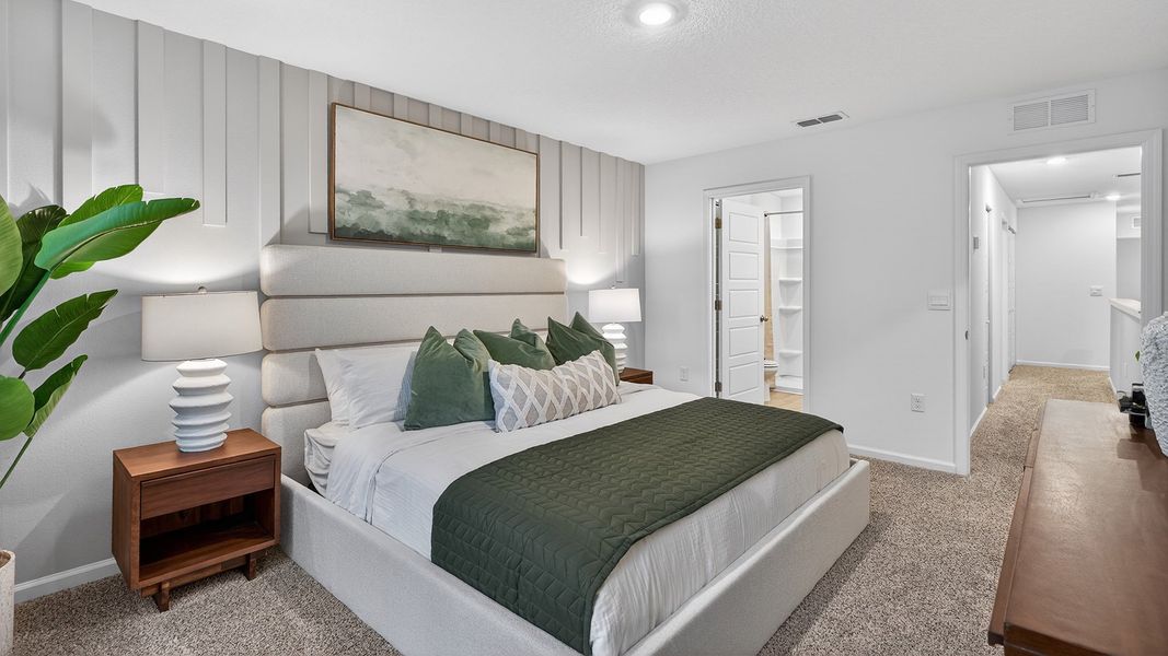 Representative furnished interior of a home built from the Carson by D.R. Horton in Hansen Creek, Jacksonville (Image 14).