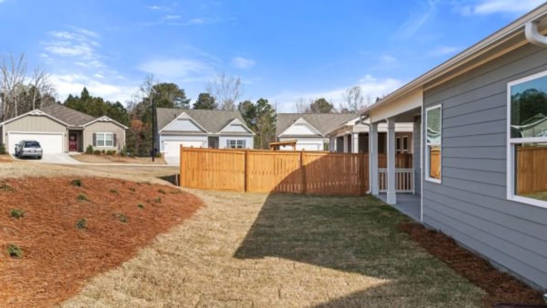 Representative exterior details of a home built from the Orchard by Piedmont Residential in Villages at Cedar Hill, Dallas (Image 4).