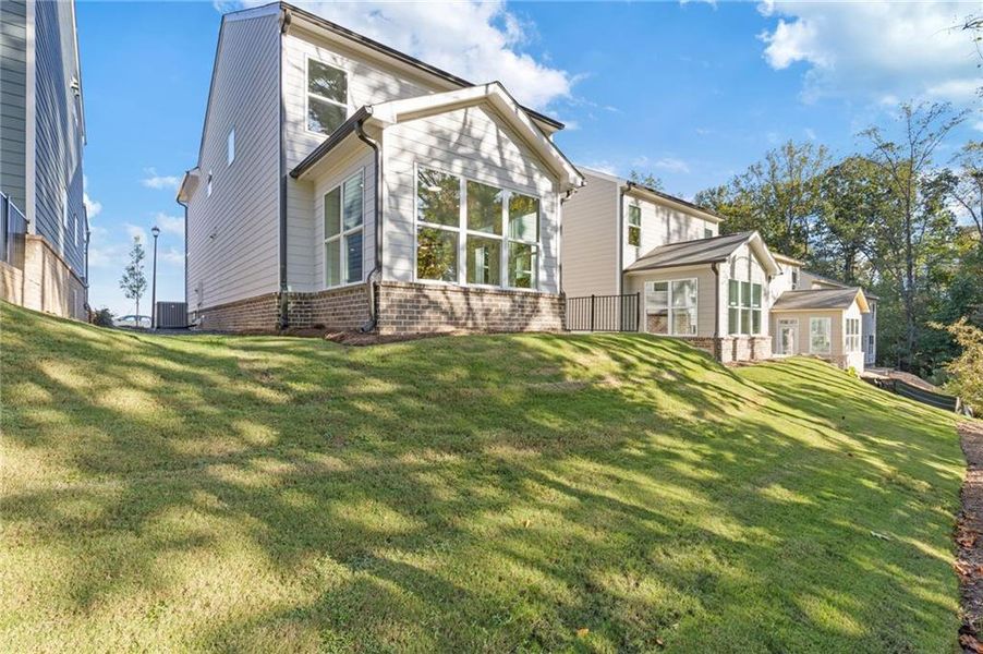 Exterior details and patio area of a home in , Dacula (Image 17).