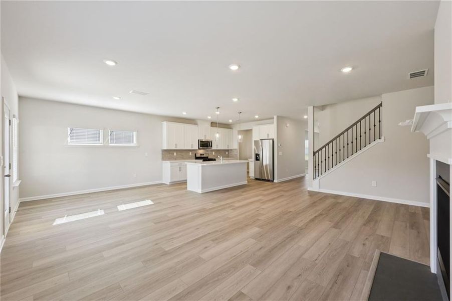 Spacious, unfurnished interior of a new home in Parkside at Grayson, Grayson (Image 21).