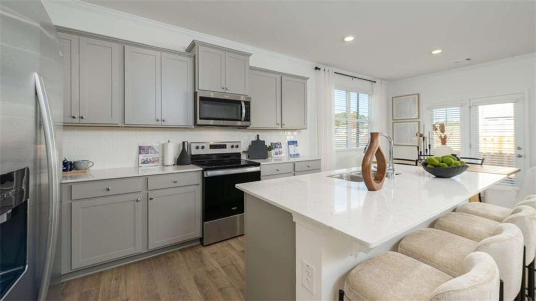 Furnished interior view inside a new home in Rosewood Farms, Acworth (Image 11).
