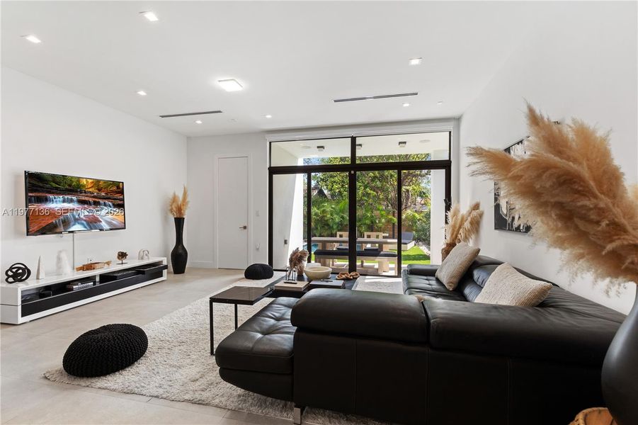 Furnished interior view inside a new home in , Miami (Image 7).