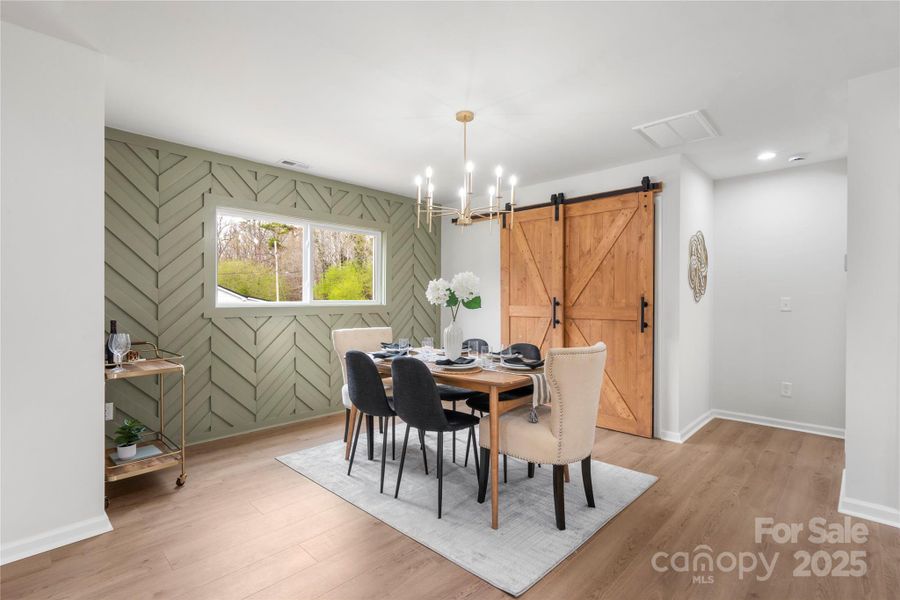 Furnished interior view inside a new home in , Cherryville (Image 4).