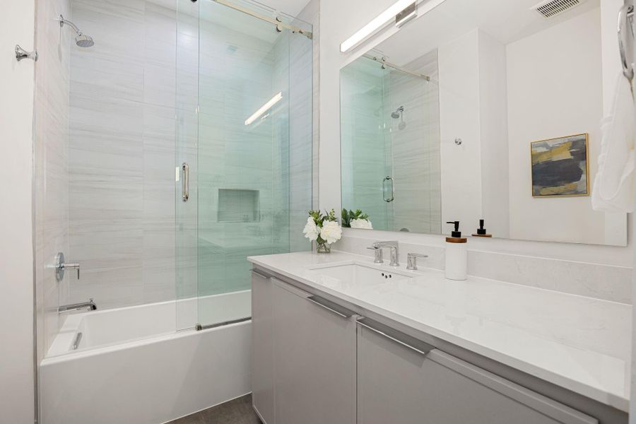 Furnished interior view inside a new home in , Houston (Image 13).