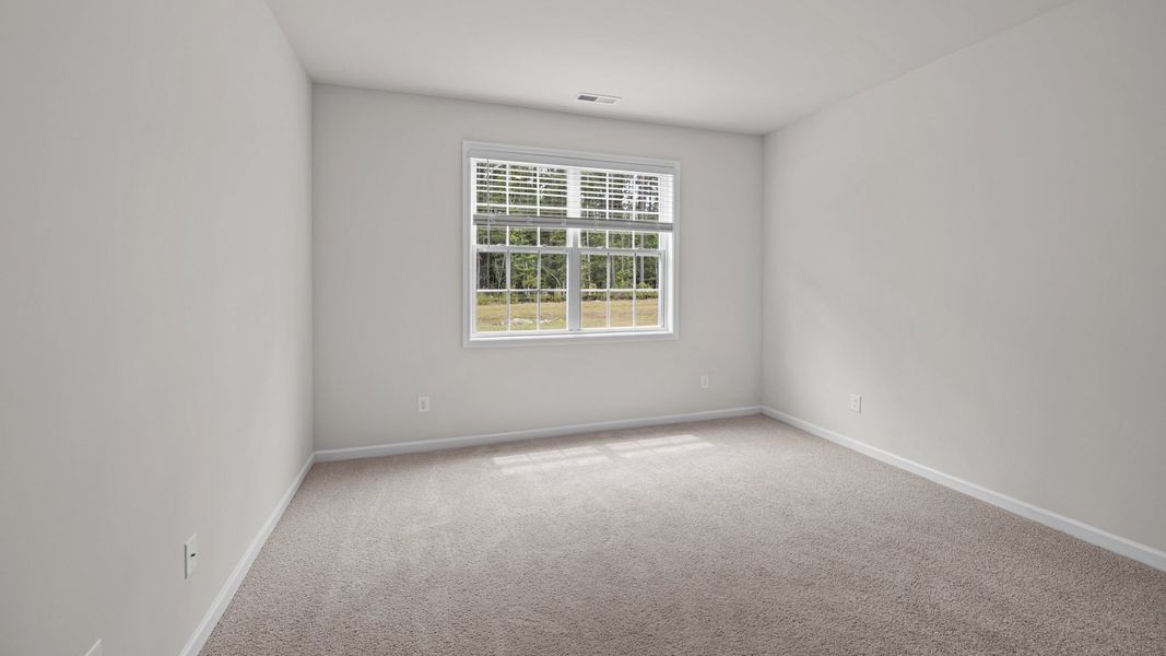 Representative unfurnished interior of a home built from the Bristol by D.R. Horton in Quarry Hills - Freedom, Swepsonville (Image 15).