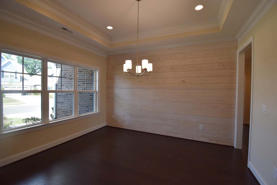 Representative unfurnished interior of a home built from the Cosmopolitan by Keystone Homes NC in Weybridge, Burlington (Image 23).