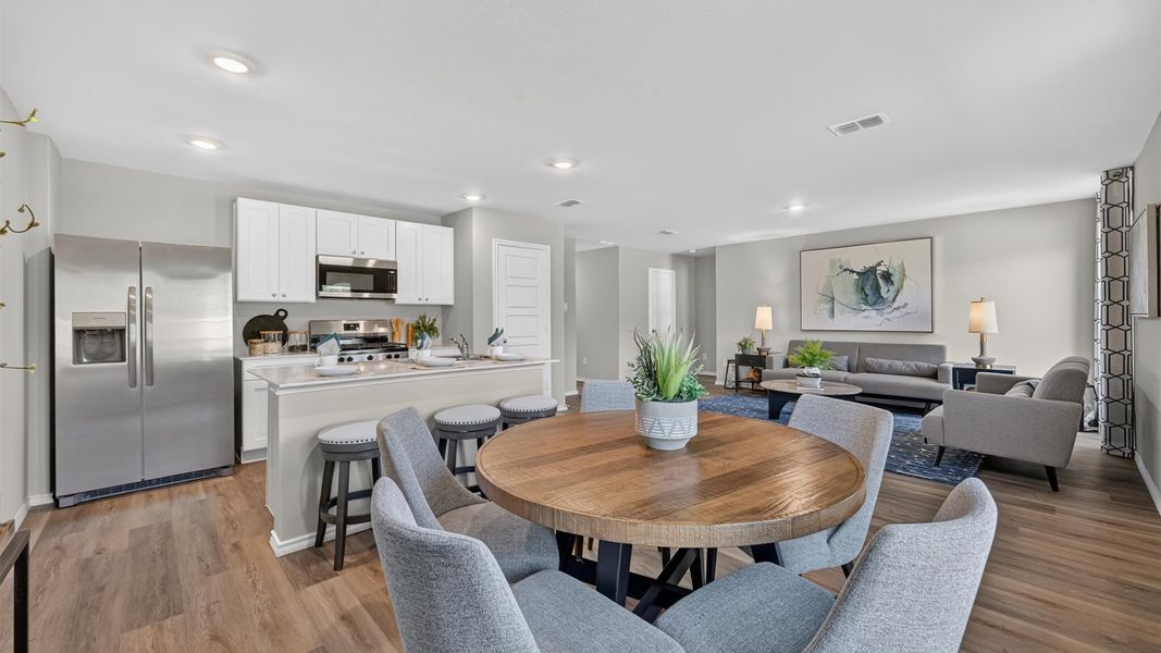 Representative furnished interior of a home built from the Callahan by D.R. Horton in Sunnycreek, Crowley (Image 12).