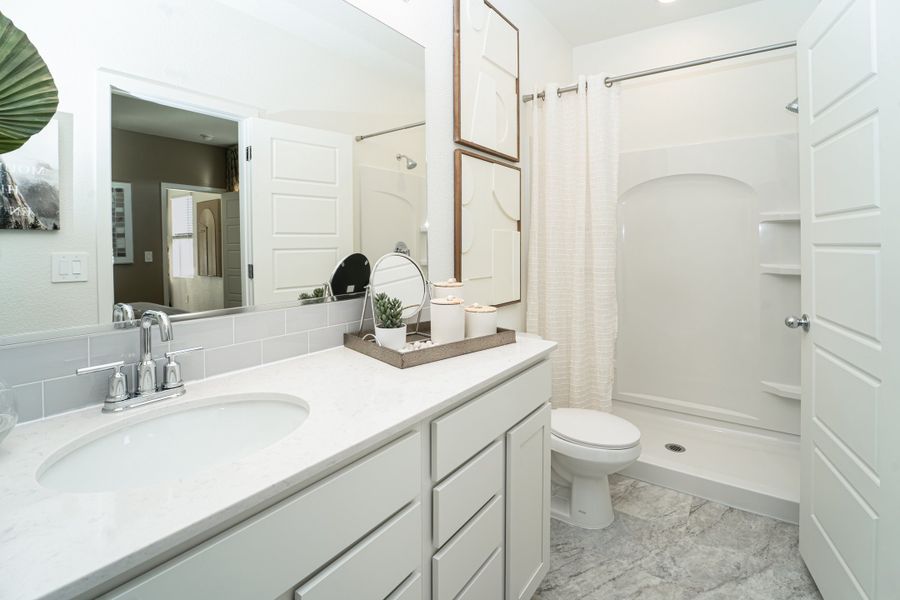 Furnished interior view inside a new home in Hudson Hills, Hudson (Image 12).