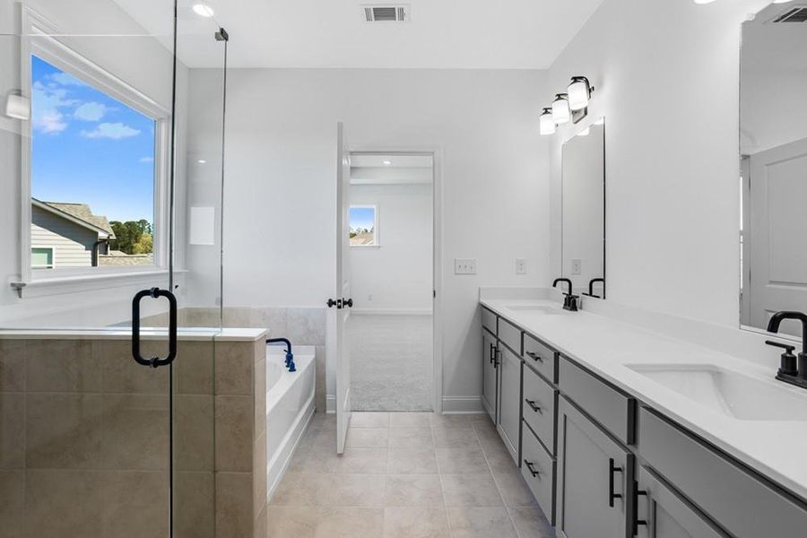 Furnished interior view inside a new home in Stratford Hills, Ball Ground (Image 6).