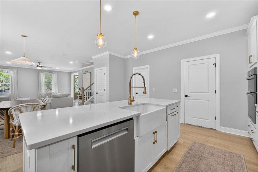 Furnished interior view inside a new home in Oak Bluff, Charleston (Image 5).