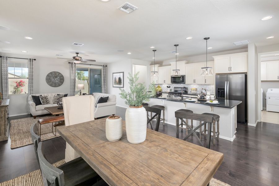 Representative furnished interior of a home built from the Shiloh by Beazer Homes in Acacia Foothills at Estrella: Acacia Foothills II, Goodyear (Image 11).