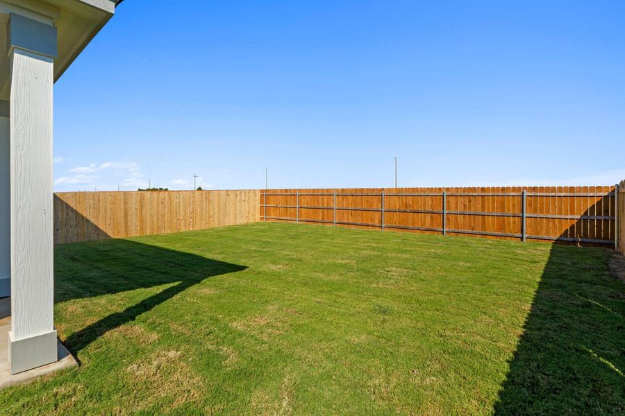 Exterior details and patio area of a home in Salerno - Heritage Collection, Round Rock (Image 2). Exterior details and patio area of a home in Salerno - Heritage Collection, Round Rock (Image 2).
