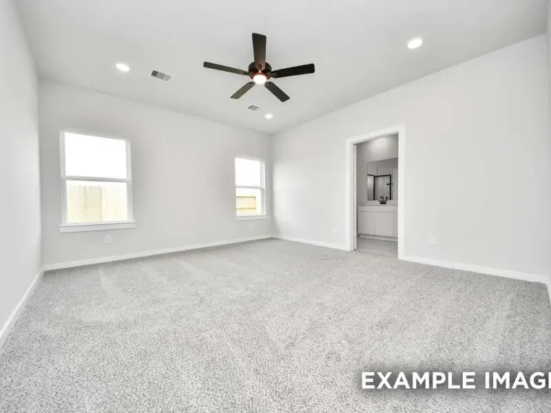 Spacious, unfurnished interior of a new home in Sundance Cove, Crosby (Image 28).