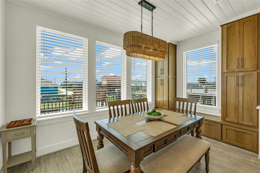 Furnished interior view inside a new home in , Crystal Beach (Image 32). Furnished interior view inside a new home in , Crystal Beach (Image 32).