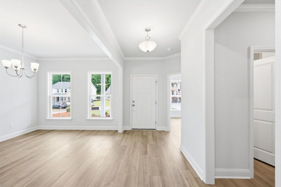 Spacious, unfurnished interior of a new home in Carriage Estates, Lexington (Image 33). Spacious, unfurnished interior of a new home in Carriage Estates, Lexington (Image 33).