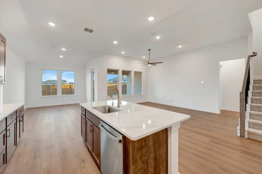 Furnished interior view inside a new home in LaPrelle, Fort Worth (Image 9).
