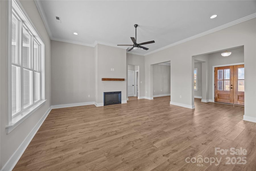 Spacious, unfurnished interior of a new home in , Locust (Image 20).