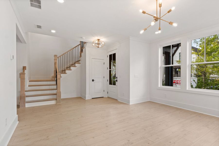 Representative unfurnished interior of a home built from the The McCollum by The Providence Group in Park Walke, Alpharetta (Image 19).