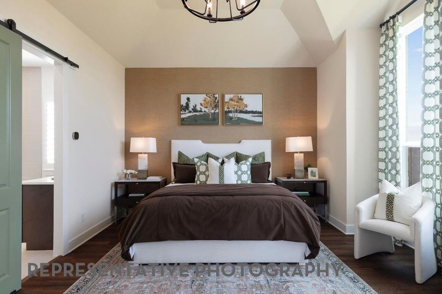 Furnished interior view inside a new home in Flora, Hutto (Image 22).
