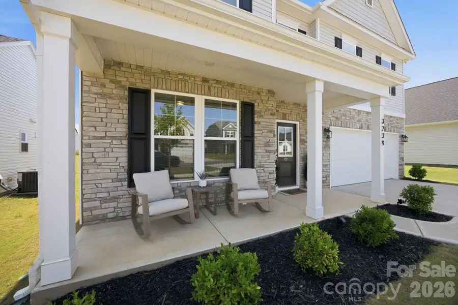 Charming covered front porch