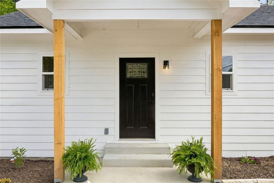 Exterior details and patio area of a home in , Canton (Image 4).