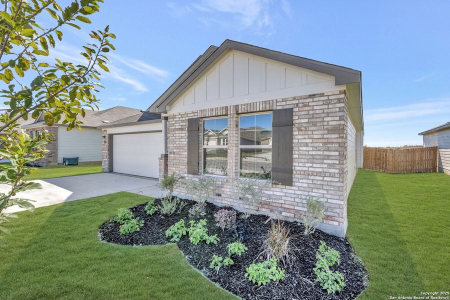Exterior details and patio area of a home in Greenspoint Heights, Seguin (Image 17). Exterior details and patio area of a home in Greenspoint Heights, Seguin (Image 17).
