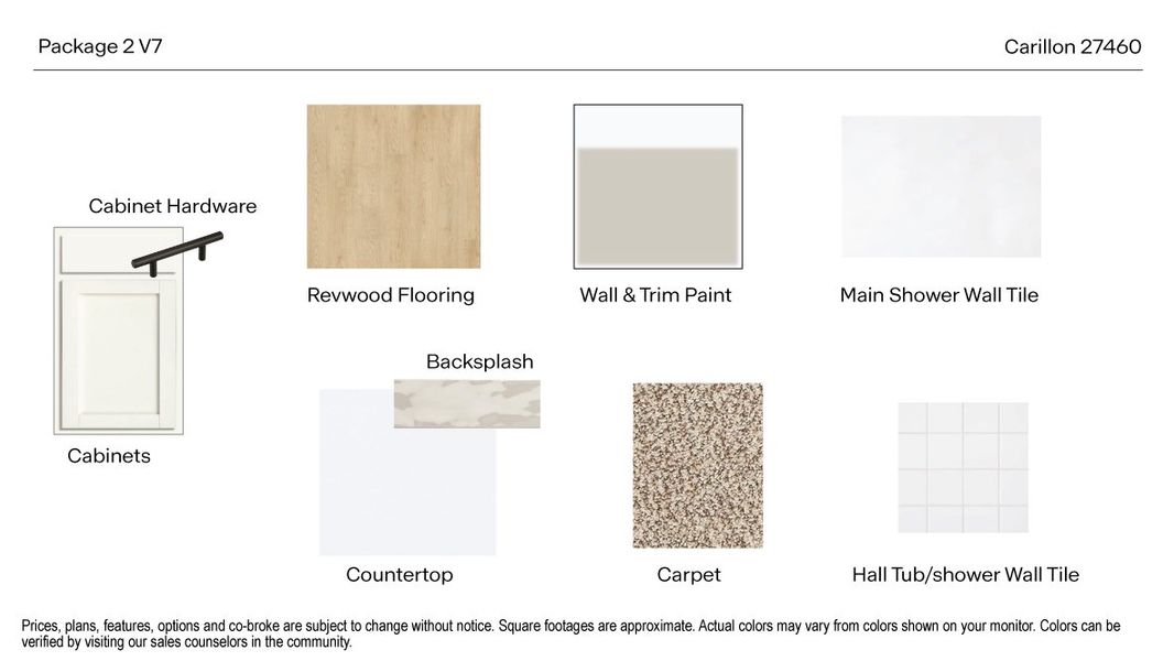 Materials commonly used for homes built from the The Justin by D.R. Horton in Carillon, Manor (Image 8).