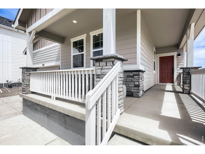 Exterior details and patio area of a home in Country Club Reserve, Fort Collins (Image 4).