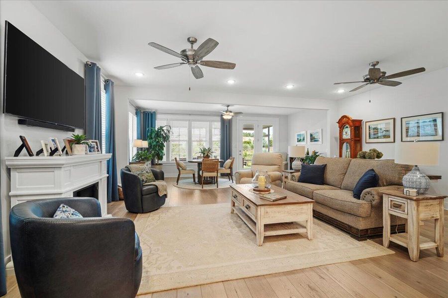 Furnished interior view inside a new home in K. Hovnanian's® Four Seasons at Lakes of Cane Bay, Summerville (Image 11).