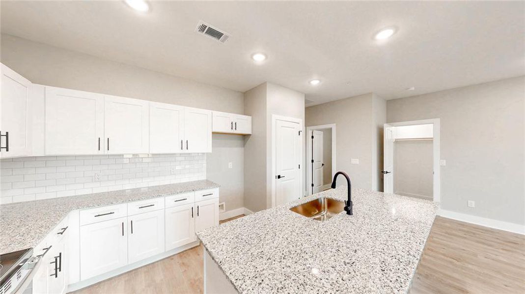 Furnished interior view inside a new home in , Denton (Image 6).