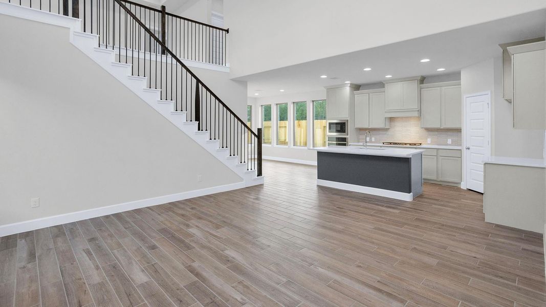 Spacious, unfurnished interior of a new home in Wildtree, Magnolia (Image 12). Spacious, unfurnished interior of a new home in Wildtree, Magnolia (Image 12).