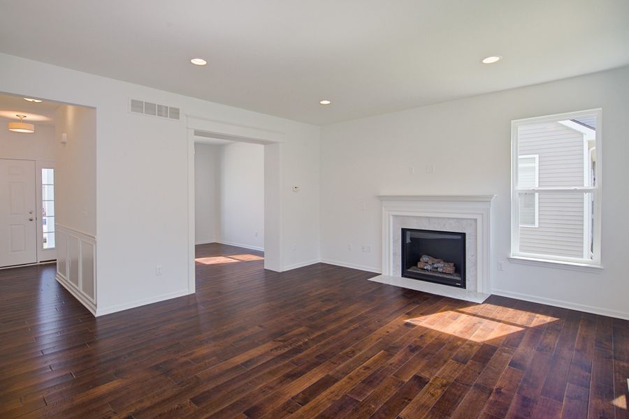 Representative unfurnished interior of a home built from the The Kettering by Norfolk Homes in Preserve at Magnolia Park, Jackson (Image 54).