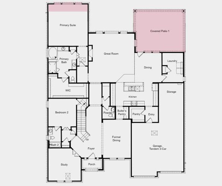 Additional Highlights Include: Media room, covered patio, and extended primary suite.